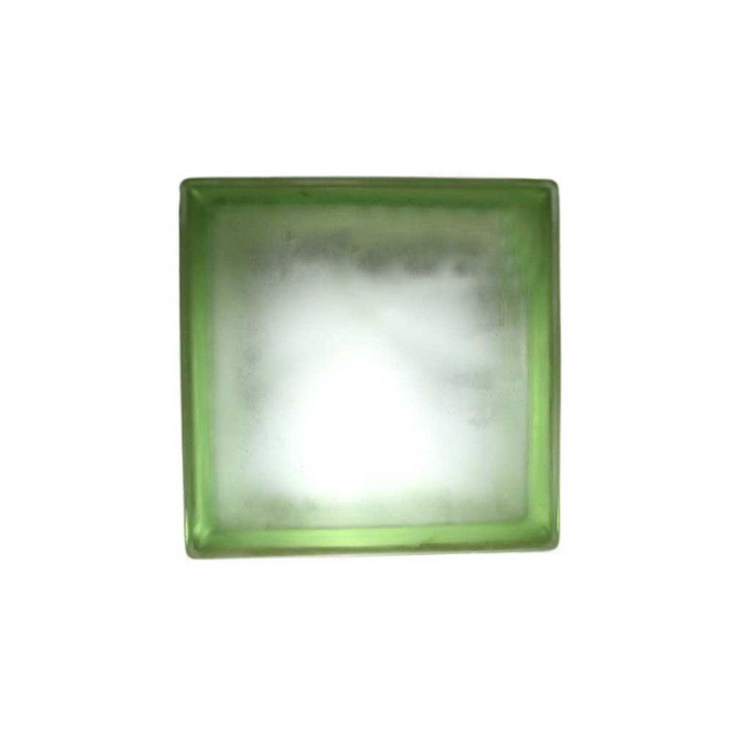 Brique de verre 190x190x80mm cloudy vert opaque NO NAME - Sanifer Tamatave