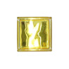  Brique de verre 190x190x80mm in-colored yellow jh059 NO NAME - Sanifer Tamatave