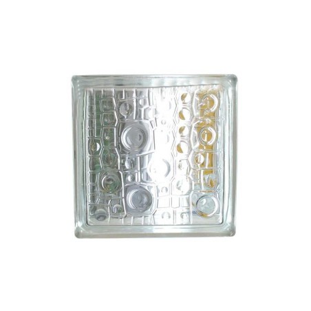  Brique de verre 190x190x80mm rain NO NAME - Sanifer Tamatave