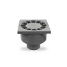  Siphonette sortie verticale 40-50 grise 100x100mm Interplast INTERPLAST - Sanifer Tamatave