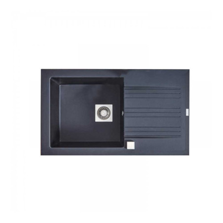  Evier à encastrer 1 bac noir graphite muscade 86x500x180cm Carea sanitaire CAREA - Sanifer Tamatave