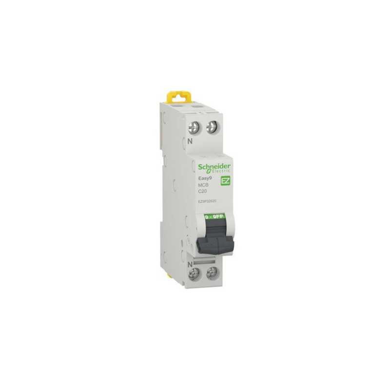  Disjoncteur 1P+N 20A Courbe C SCHNEIDER ELECTRIC - Sanifer Tamatave