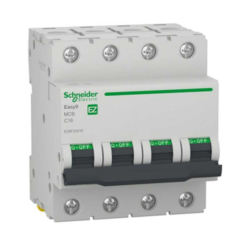  Disjoncteur 4P 4500 A C 16A SCHNEIDER ELECTRIC - Sanifer Tamatave