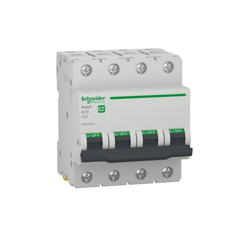  Disjoncteur 4P 4500 AC 20A SCHNEIDER ELECTRIC - Sanifer Tamatave
