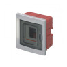  Coffret de distribution 4 modules avec porte fumée ec63004 Elettrocanali ELETTROCANALI France - Sanifer Tamatave