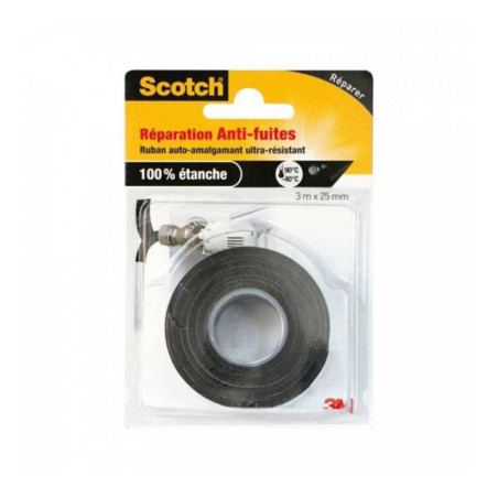 Auto amalgamant 3mx25mm noir scotch 3M - Sanifer Tamatave