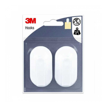  Crochets blanc ovale mm x2 uc5 NR 3M - Sanifer Tamatave