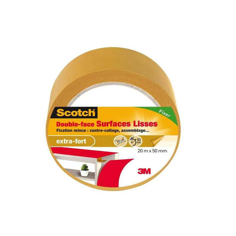  Adhésif double face surface lisse 20mx50mm scotch 3m 3M - Sanifer Tamatave