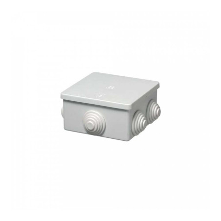  Boîte dérivation avec passe-fils ip44 80x80x40 Elettrocanali ELETTROCANALI France - Sanifer Tamatave