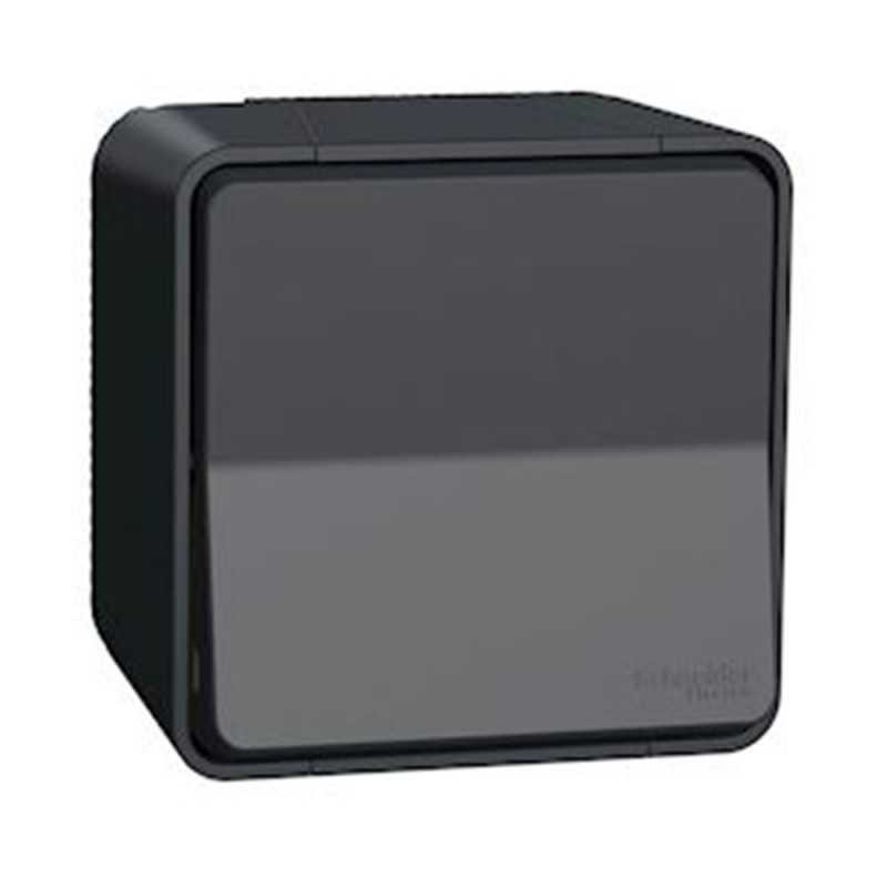  Interrupteur  bouton poussoir saillie gris MUREVA SCHNEIDER ELECTRIC - Sanifer Tamatave