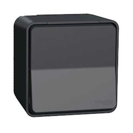  Interrupteur  bouton poussoir saillie gris MUREVA SCHNEIDER ELECTRIC - Sanifer Tamatave