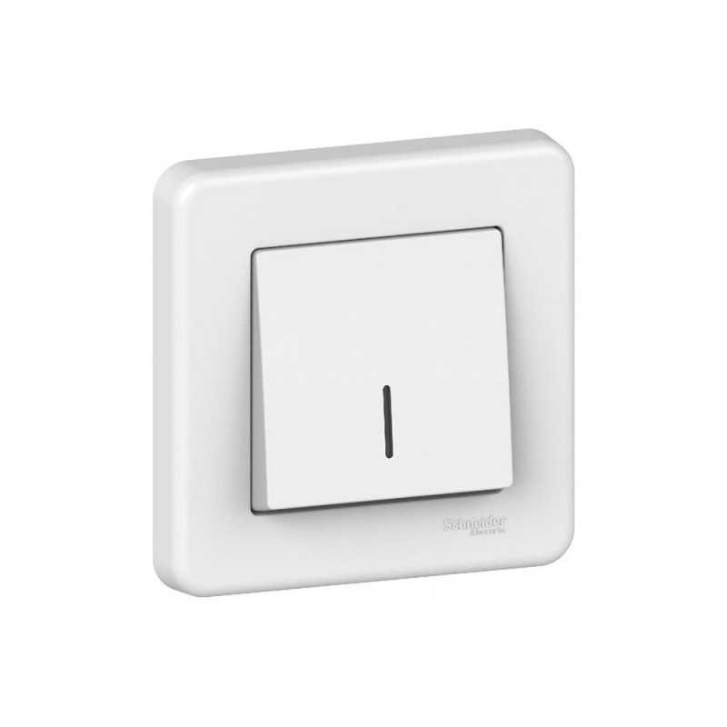  Bouton poussoir lumineux blanc LEONA  - Sanifer Tamatave