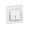  Bouton poussoir lumineux blanc LEONA  - Sanifer Tamatave