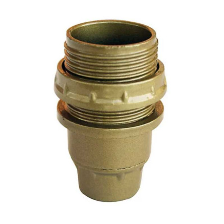  Douille E14 isolee demi-filetee + bague d35mm or uv4  - Sanifer Tamatave