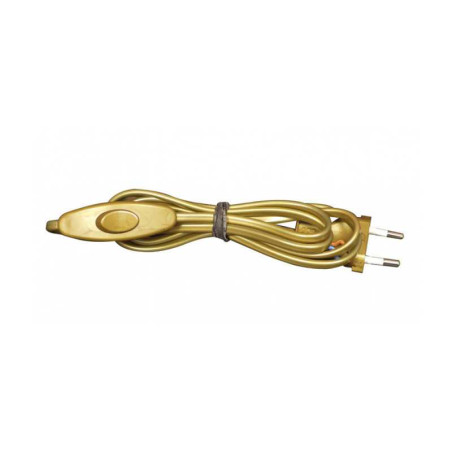  Interrupteur à bascule avec cordon h03vvh-2f & fiche 1m50 or uv3  - Sanifer Tamatave