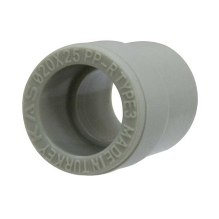  Manchon réducteur pour conduits de Ø25mm à 20mm gris mâle femelle KAS - Sanifer Tamatave