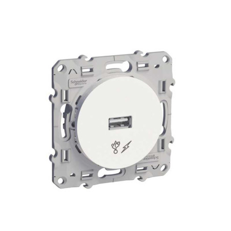  Chargeur prise USB 5 VDC odace blanc ODACE SCHNEIDER ELECTRIC - Sanifer Tamatave