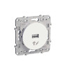  Chargeur prise USB 5 VDC odace blanc ODACE SCHNEIDER ELECTRIC - Sanifer Tamatave