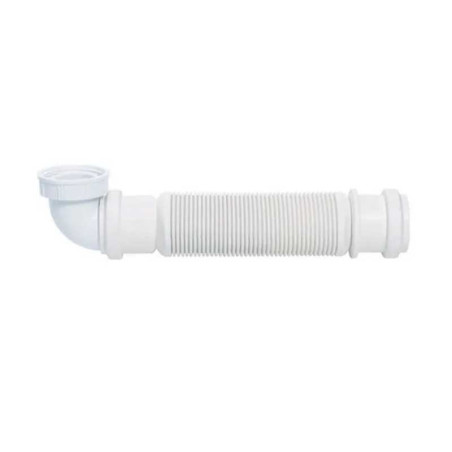  Douchette émeraude 1f + flexible pvc blanc 150cm + support u WIRQUIN - Sanifer Tamatave