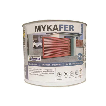  Antirouille mika fer noir 3 kg Aurlac AURLAC - Sanifer Tamatave