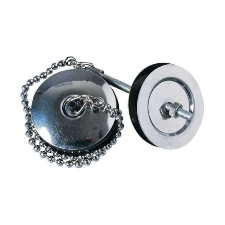  Bouchon d40 enjoliveur inox et cache trou Wirquin WIRQUIN - Sanifer Tamatave