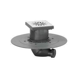  Siphon Sol Douche 360° Express'eau   box1/4 WIRQUIN - Sanifer Tamatave