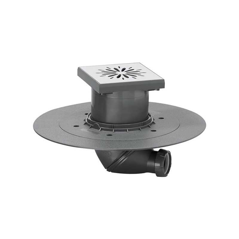  Siphon Sol Douche 360° Express'eau   box1/4 WIRQUIN - Sanifer Tamatave
