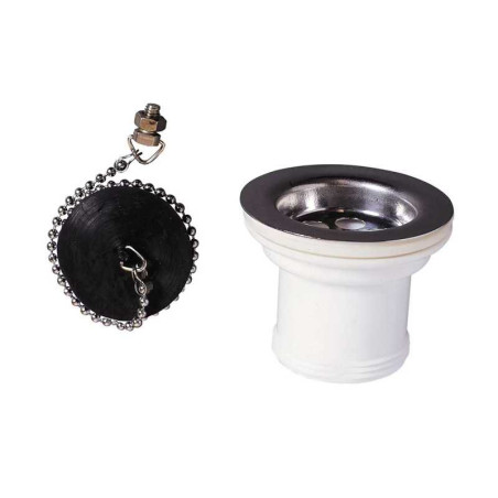  Bonde à bouchon pour evier inox WIRQUIN - Sanifer Tamatave