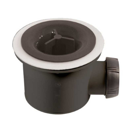  Bonde tourbillon horizontale pour receveur design ou à carré Wirquin WIRQUIN - Sanifer Tamatave