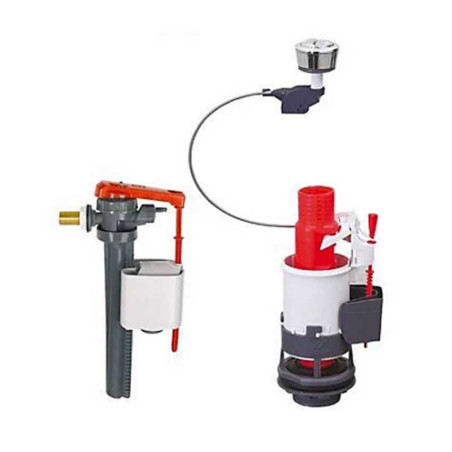  Mecanisme de chasse WC MW2 + robinet jollyfill WIRQUIN - Sanifer Tamatave