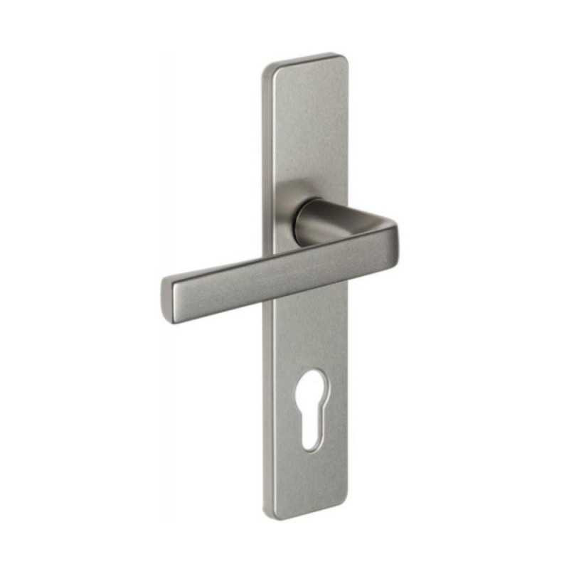  Poignée de porte kaza 165mm palière clé cylindre 536 anodinox Assa abloy/vachette VACHETTE - Sanifer Tamatave