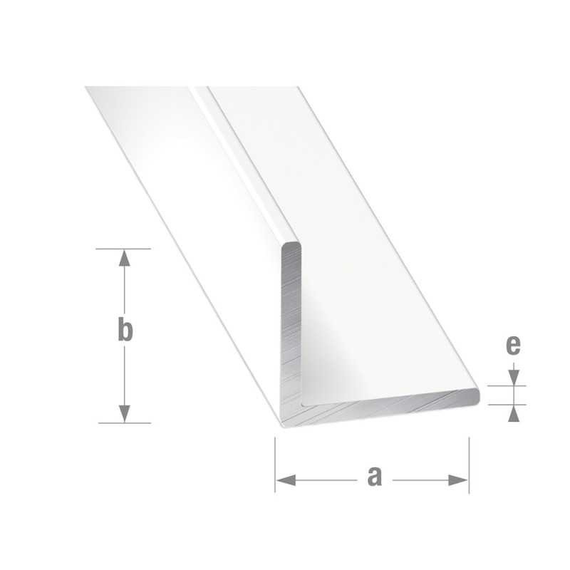 P50 Cornière  20x20x1,5mm 1M alu laqué blanc uc5 NRS CQFD - Sanifer Tamatave