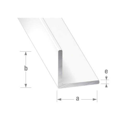  P50 Cornière  20x20x1,5mm 1M alu laqué blanc uc5 NRS CQFD - Sanifer Tamatave