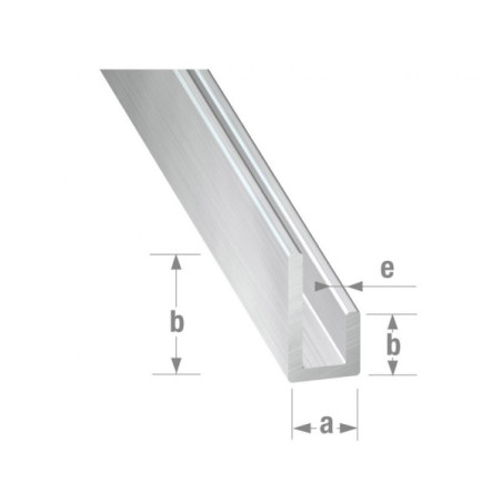  Cimaise  20x10x10x1,5mm 1M alu uc5  - Sanifer Tamatave