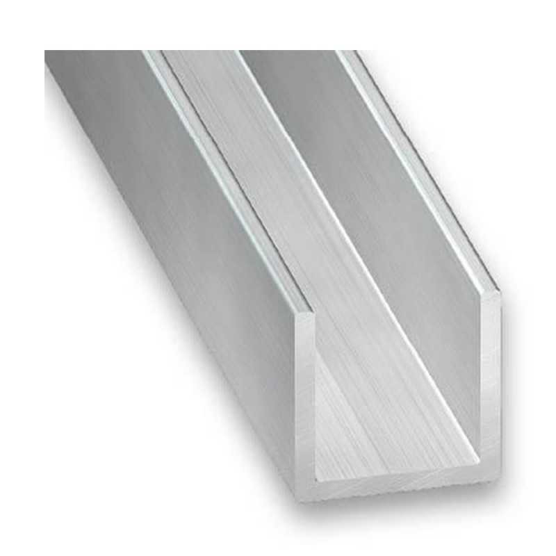  P50 Profilé U  20x22x20x1,5mm 2M alu brut uc5 NRS CQFD - Sanifer Tamatave