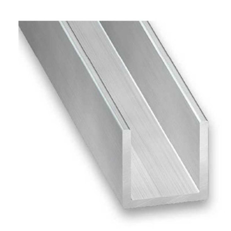  P50 Profilé U  20x22x20x1,5mm 2M alu brut uc5 NRS CQFD - Sanifer Tamatave