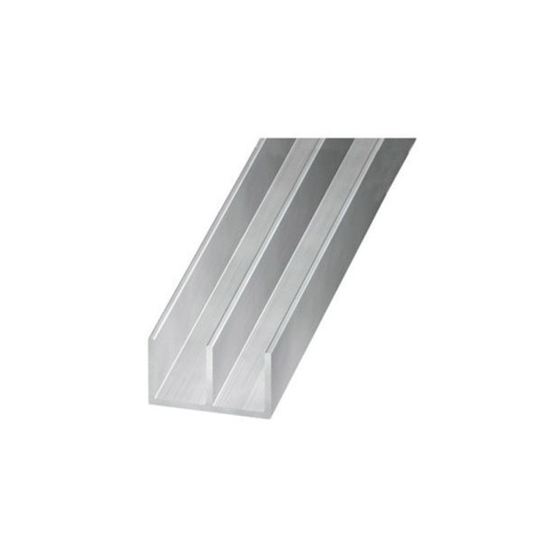  P50 Profilé 16x10 Dble U 2M alu brut NRS CQFD - Sanifer Tamatave