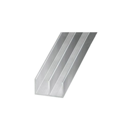  P50 Profilé 16x10 Dble U 2M alu brut NRS CQFD - Sanifer Tamatave