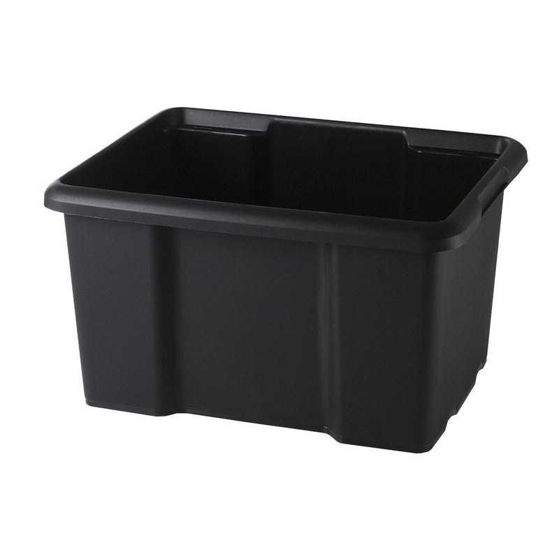  Bac plastique empilable 45l noir  - Sanifer Tamatave