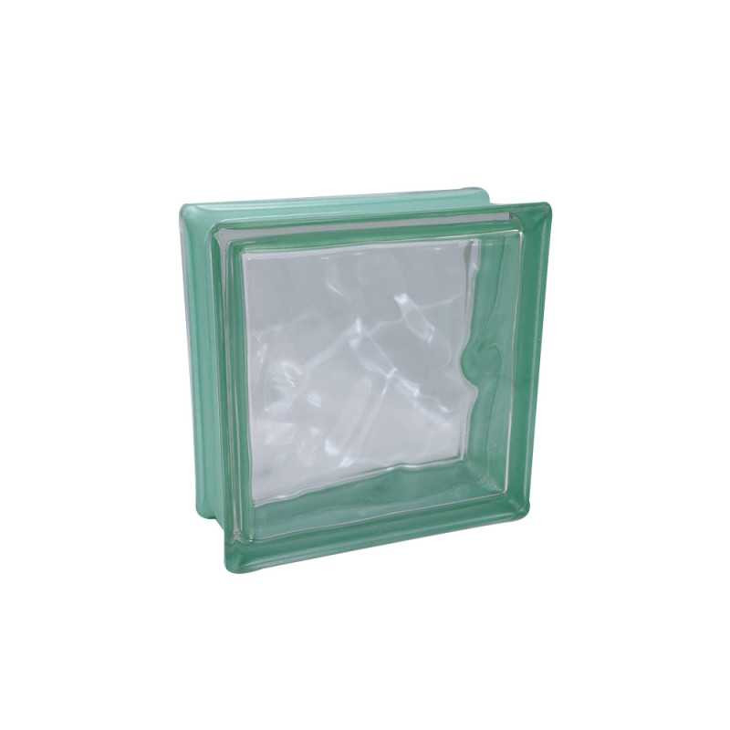  Brique de verre 190x190x80mm s-color turquoise NO NAME - Sanifer Tamatave