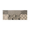  Carrelage mural 20x60cm camaleonto mix negro dec Super Ceramica SOMANY - Sanifer Tamatave