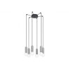 Suspension anthracite gris E27  giaconecchia 6x40w max h1500 Eglo EGLO - Sanifer Tamatave