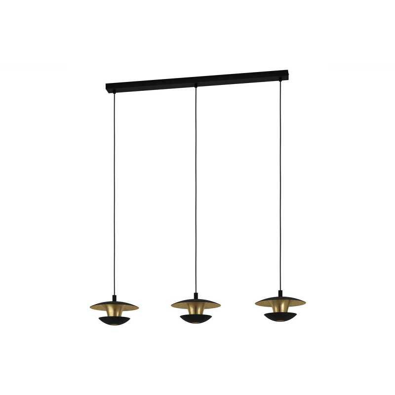 Suspension nuvano noir-or gu10 3x4,5w 3x345lm l985 h1100 Eglo EGLO - Sanifer Tamatave