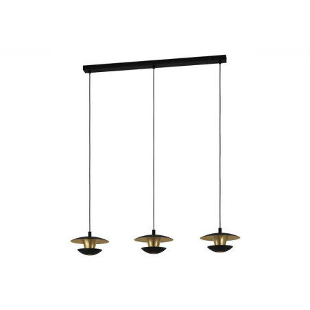Suspension nuvano noir-or gu10 3x4,5w 3x345lm l985 h1100 Eglo EGLO - Sanifer Tamatave