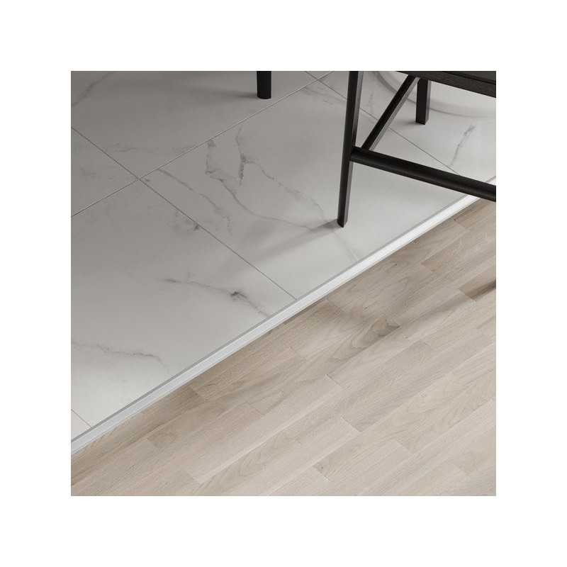  Barre de seuil adhésive ou à visser métal 830x40mm mat métallique ARTENS - Sanifer Tamatave