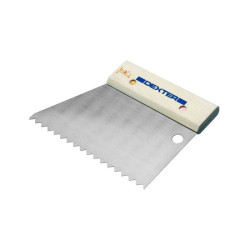  Couteau colle carrelage 18cm lame acier manche bois dent triangle DEXTER - Sanifer Tamatave