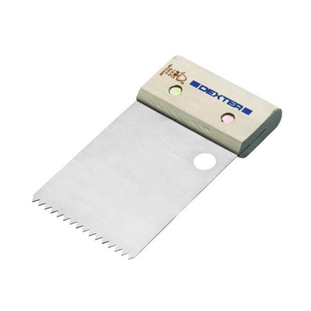  Couteau colle petit carreau 8cm lame acier manche bois dt tria NR DEXTER - Sanifer Tamatave