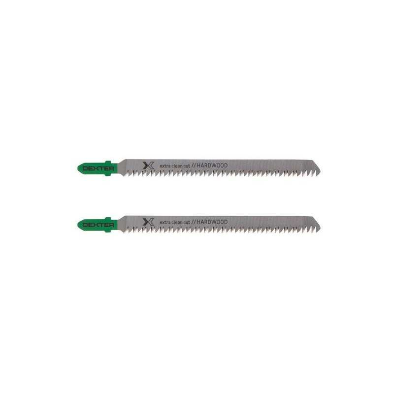  Lot de 2 lames pour bois dur coupe nette 5-50 mm DEXTER - Sanifer Tamatave