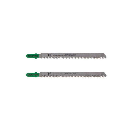  Lot de 2 lames pour bois dur coupe nette 5-50 mm DEXTER - Sanifer Tamatave