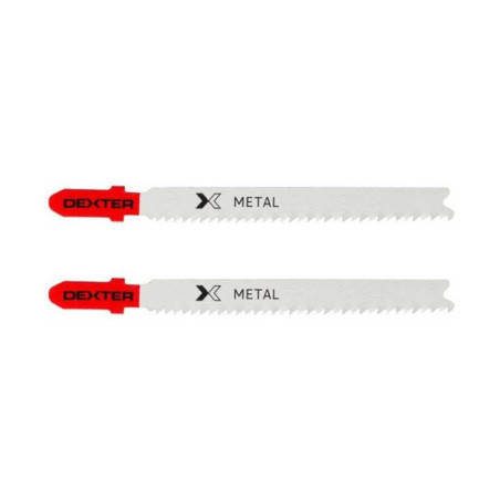  Lame de scie sauteuse métal 2 5-6mm coupe droite lot 2 DEXTER - Sanifer Tamatave